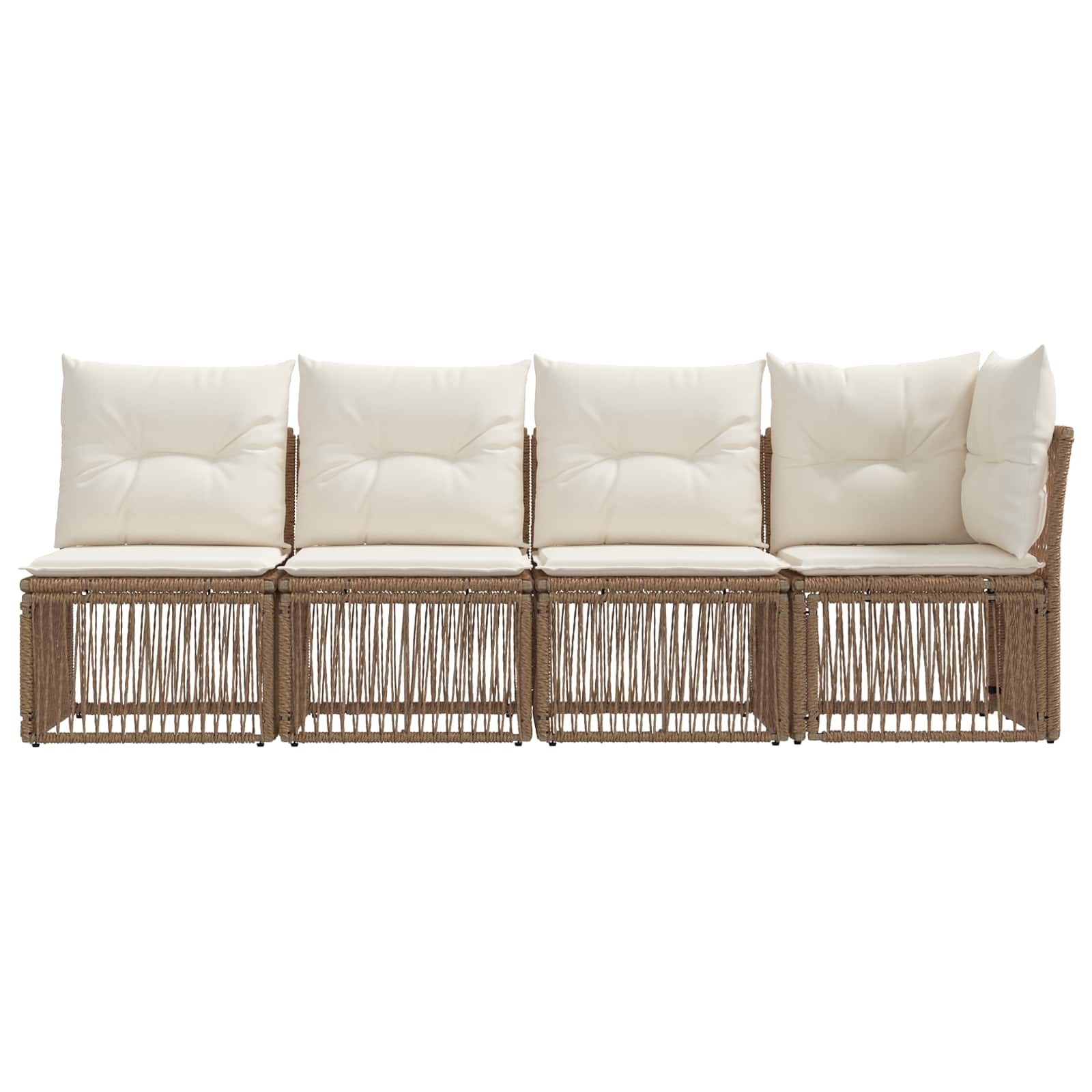 vidaXL Sofa 4-osobowa z lewym podłokietnikiem 4 pcs 4-Liczba miejsc