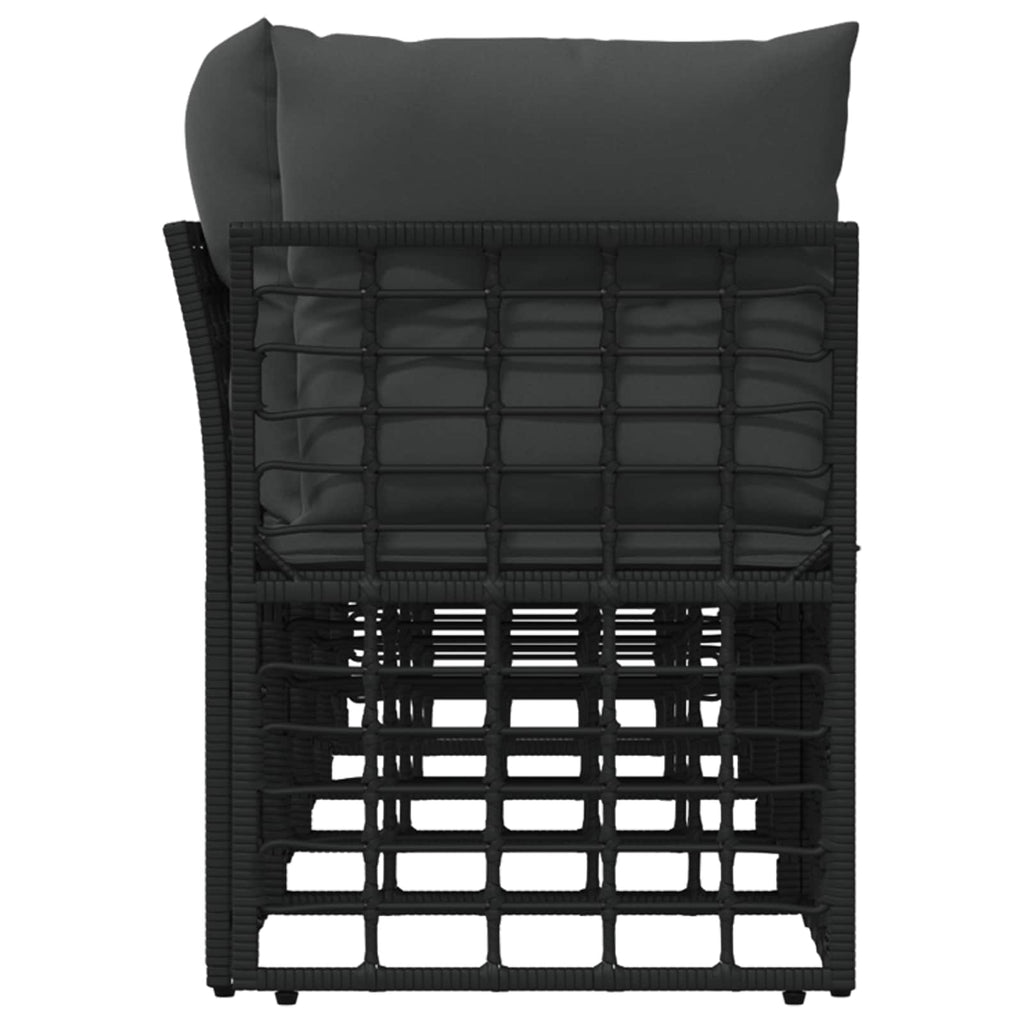 vidaXL Sofa ogrodowa 4-osobowa z lewym podłokietnikiem 4 pcs