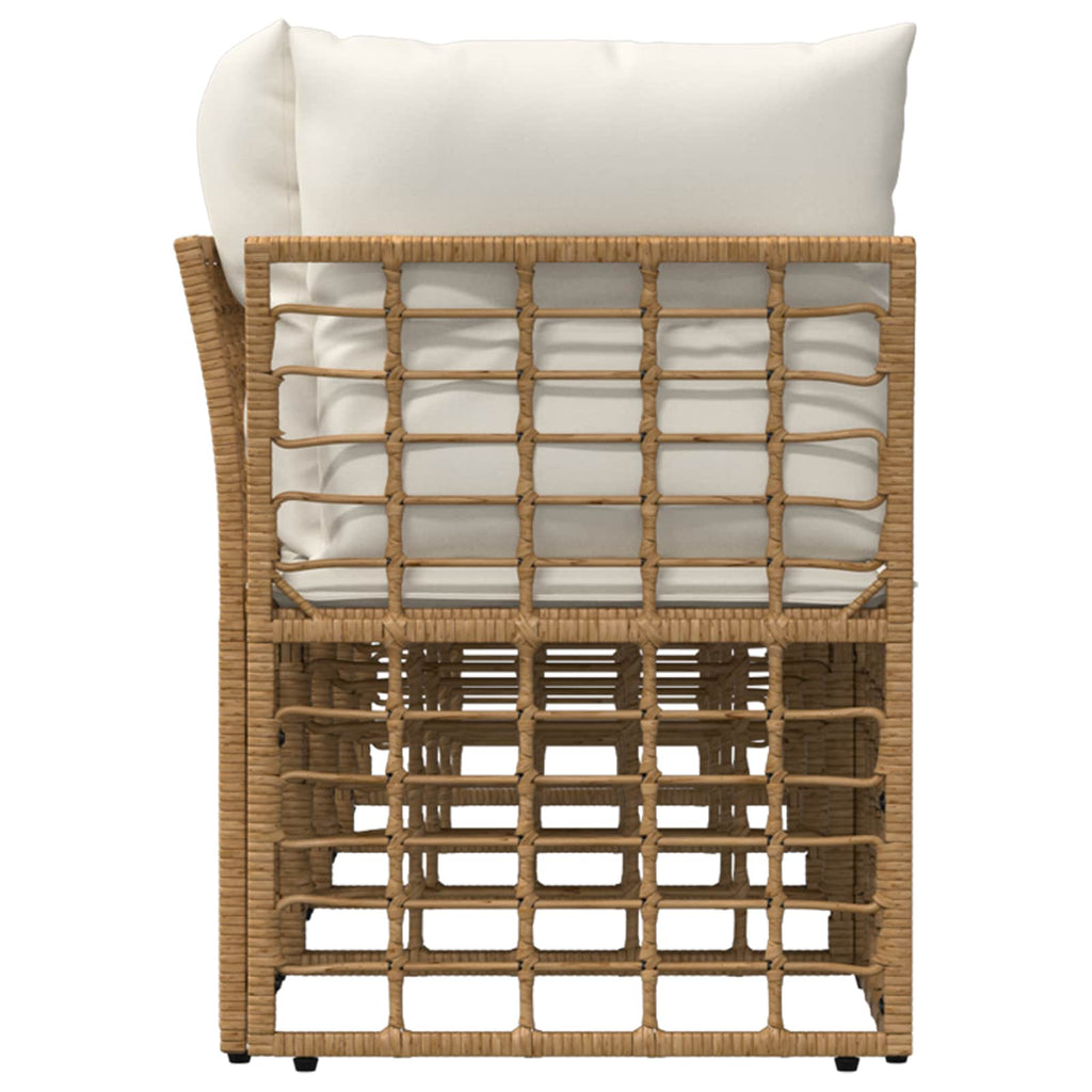 vidaXL Sofa ogrodowa 4-osobowa z lewym podłokietnikiem 4 pcs