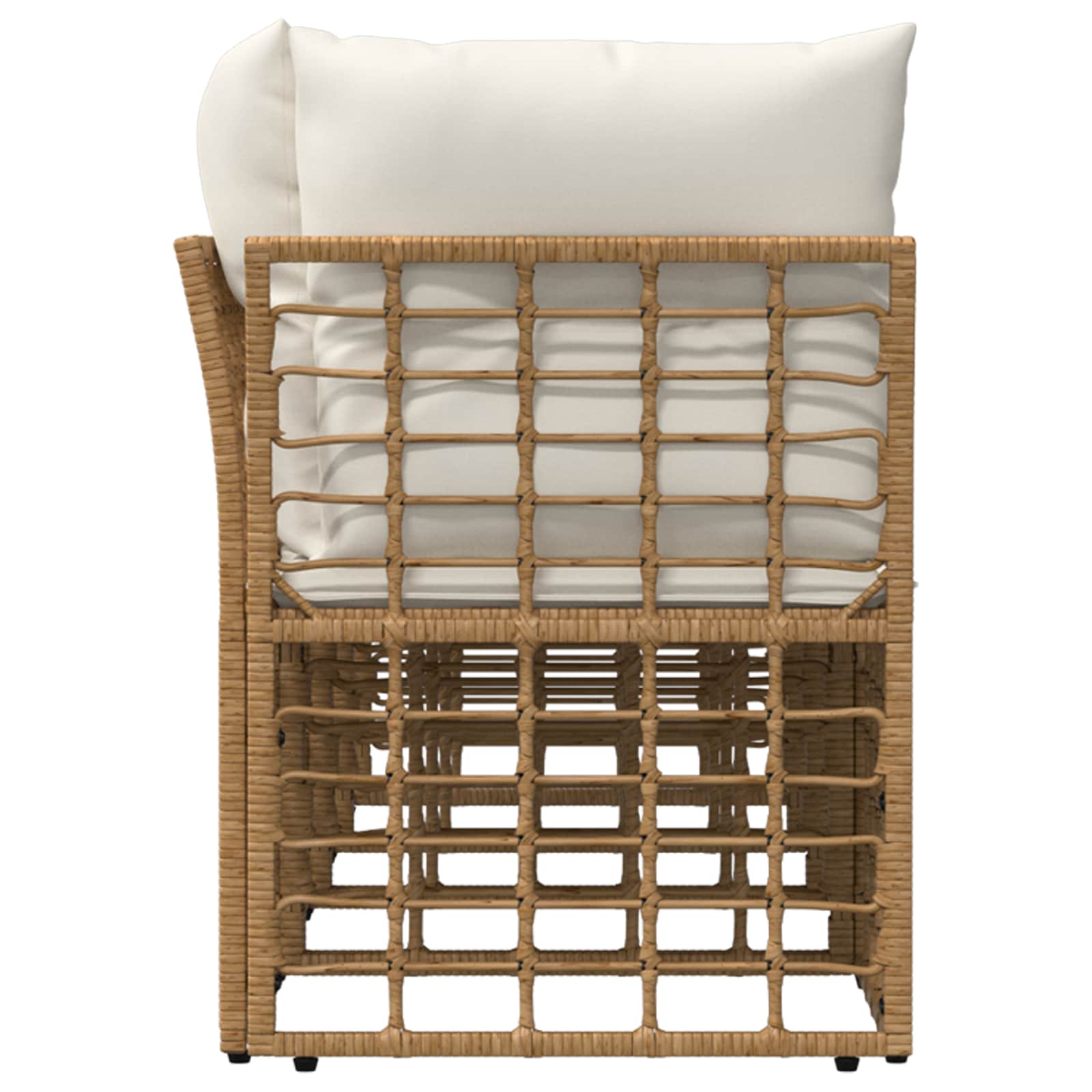 vidaXL Sofa ogrodowa 4-osobowa z lewym podłokietnikiem 4 pcs