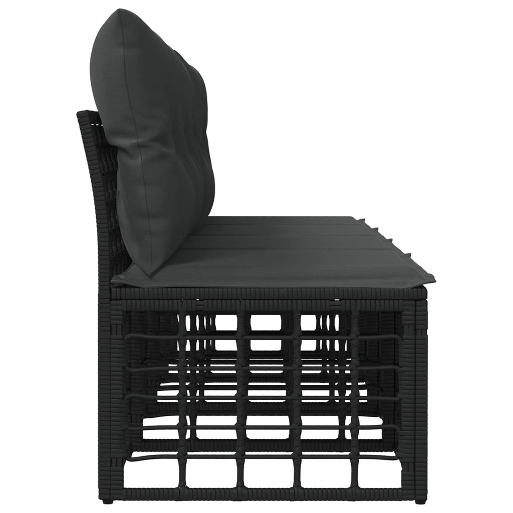 vidaXL Sofa ogrodowa 4-osobowa bez podłokietników 4 pcs