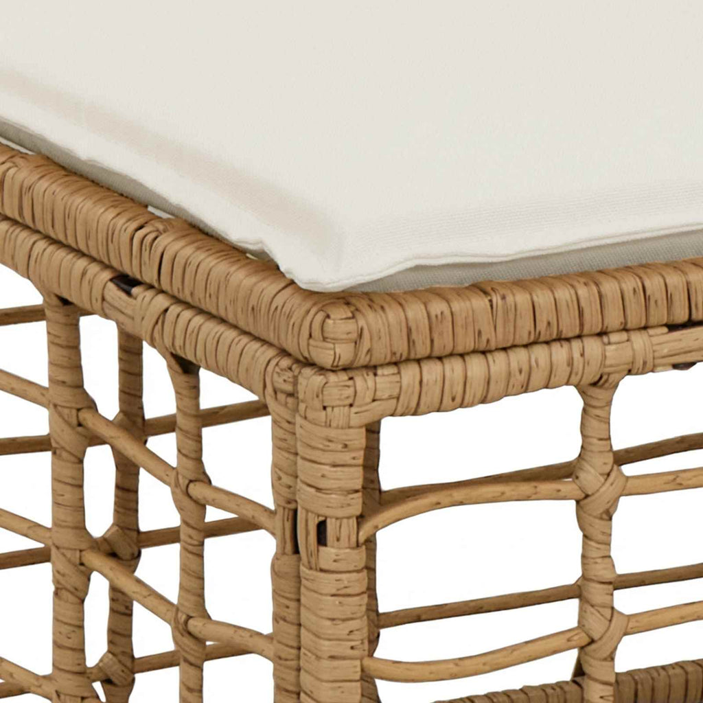 vidaXL Sofa ogrodowa 4-osobowa bez podłokietników 4 pcs