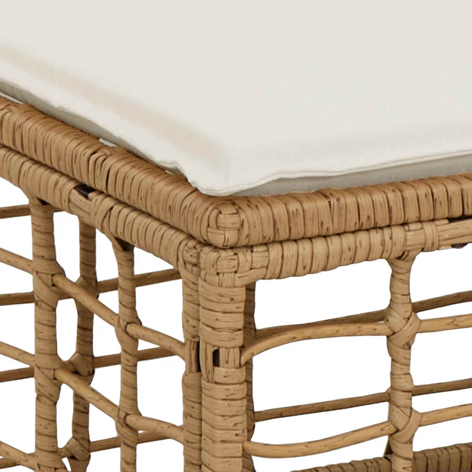 vidaXL Sofa ogrodowa 4-osobowa bez podłokietników 4 pcs