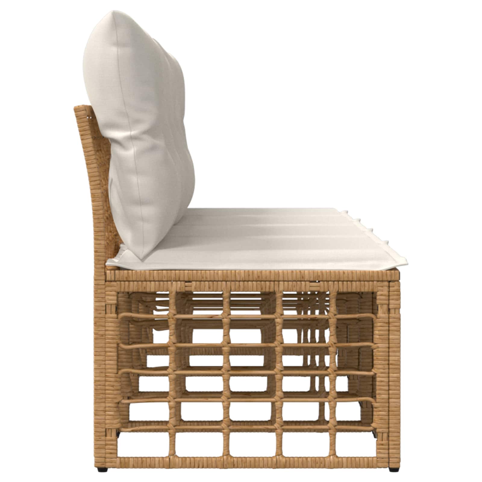 vidaXL Sofa ogrodowa 4-osobowa bez podłokietników 4 pcs