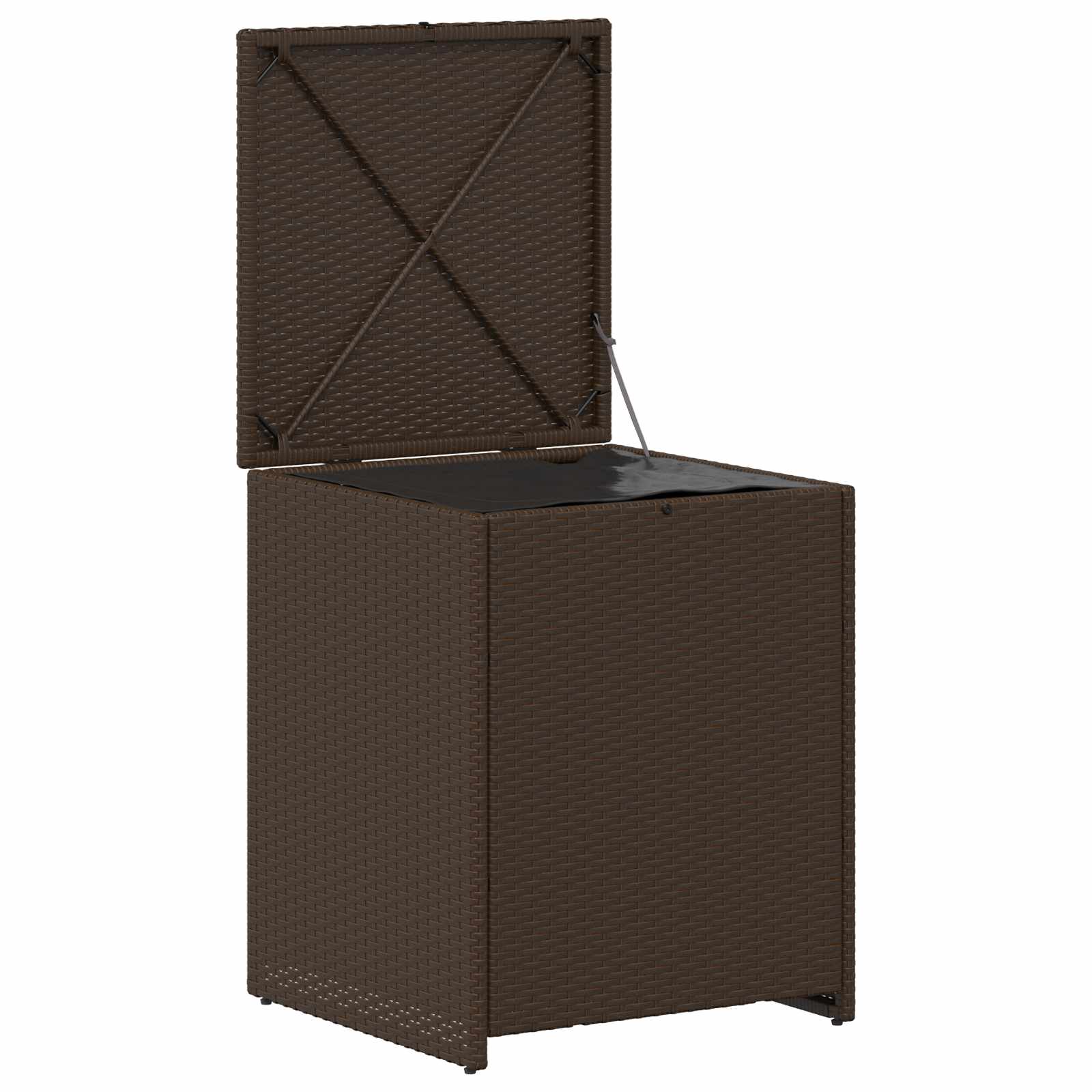 vidaXL Pudełko na poduszki 55 x 55 x 69 cm stal