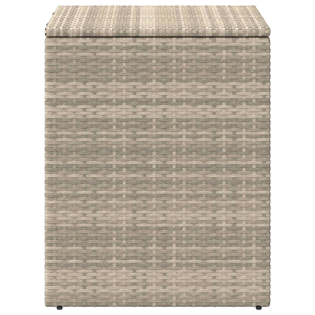 vidaXL Pudełko na poduszki Jasnoszary 55 x 55 x 69 cm polirattan