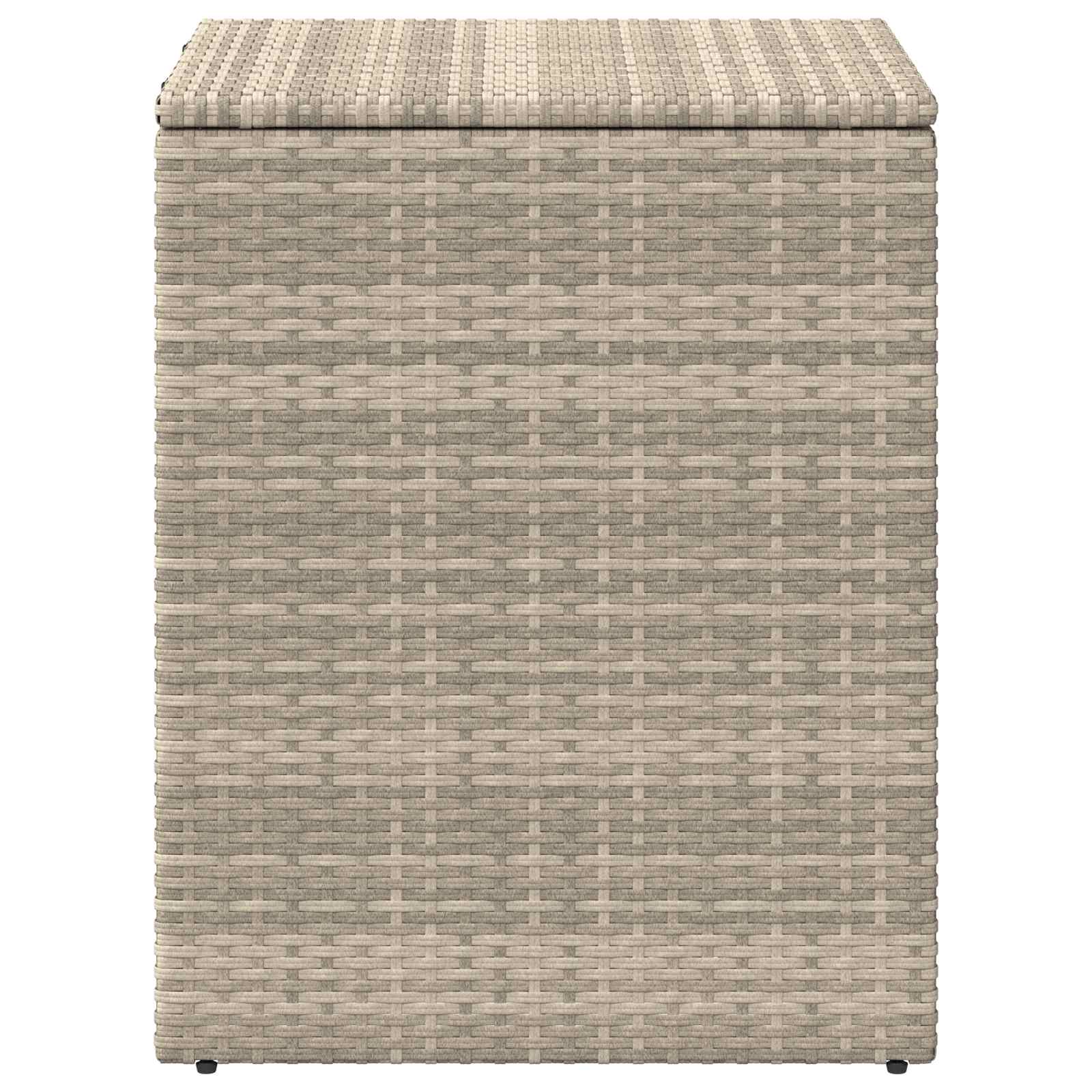 vidaXL Pudełko na poduszki Jasnoszary 55 x 55 x 69 cm polirattan