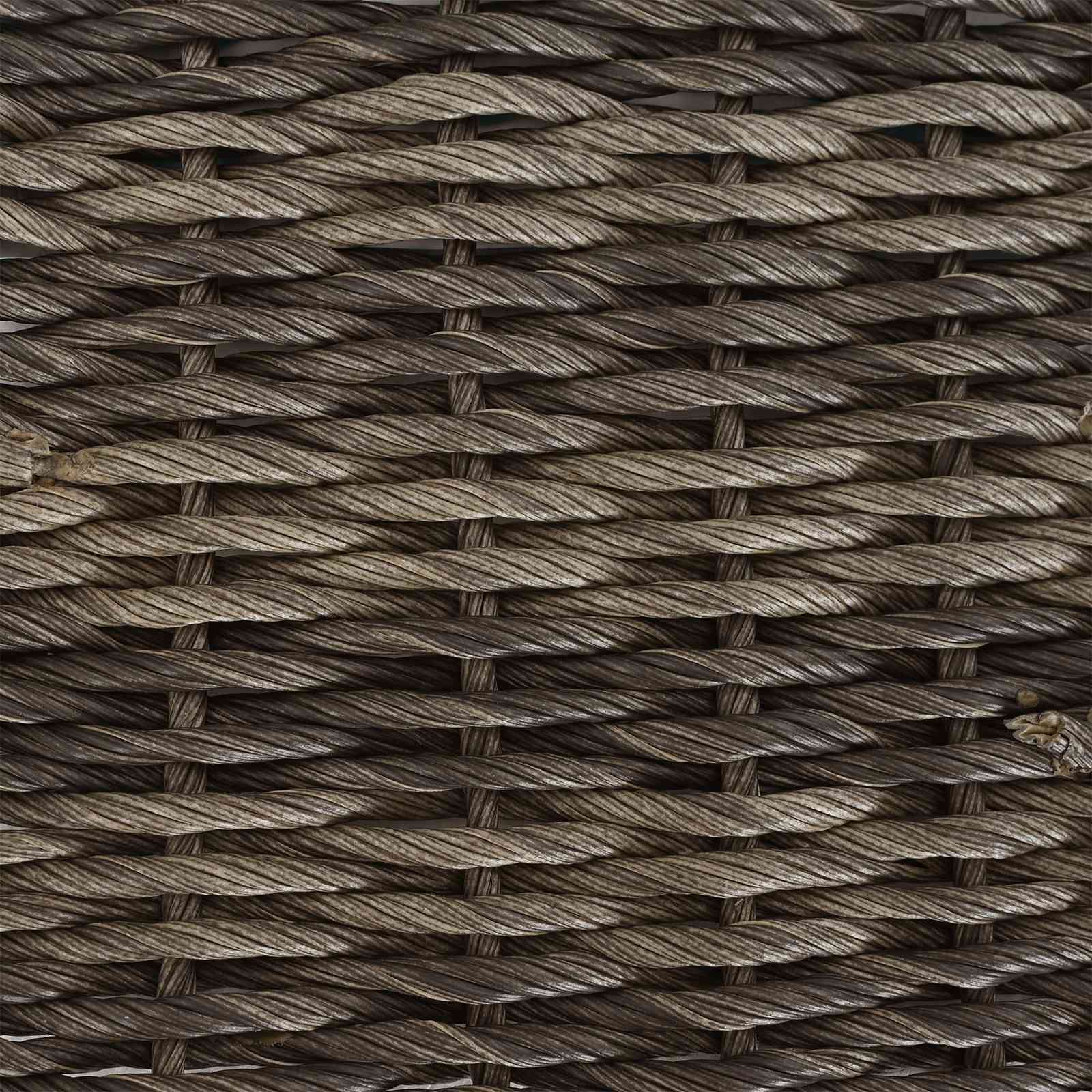 vidaXL Zestaw do jadalni w ogrodzie 3 pcs Szary i ciemnoszary