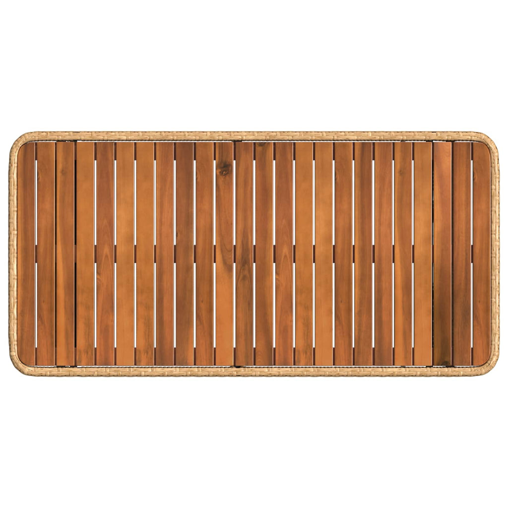 vidaXL Zestaw do jadalni w ogrodzie z poduszką 4 pcs Naturalny i Biały