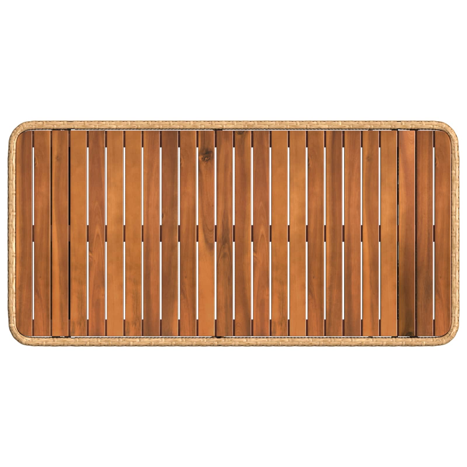 vidaXL Zestaw do jadalni w ogrodzie z poduszką 4 pcs Naturalny i Biały