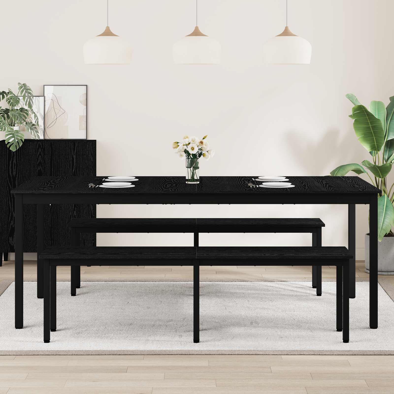 vidaXL Stoły do jadalni 200 x 100 x 75 cm Drewno inżynieryjne