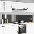 vidaXL Panel kuchenny 2 szt. Ciemnoszary 110 x 50 cm szkło hartowane