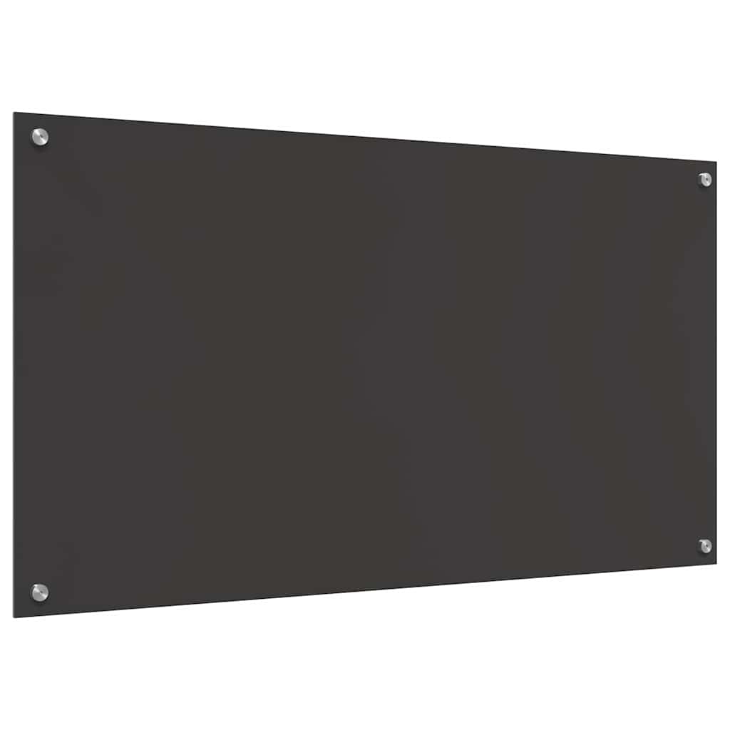 vidaXL Panel kuchenny 2 szt. Ciemnoszary 110 x 60 cm szkło hartowane