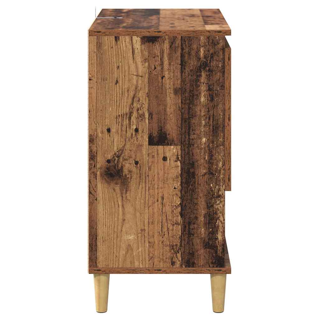 vidaXL Komody 2 pcs Stare drewno 60 x 35 x 70 cm