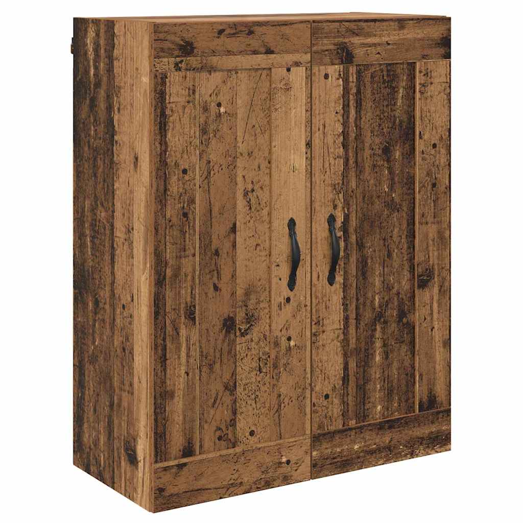 vidaXL Szafka wisząca 2 szt. Stare drewno 69,5 x 34 x 90 cm