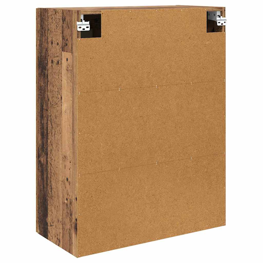 vidaXL Szafka wisząca 2 szt. Stare drewno 69,5 x 34 x 90 cm