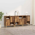 vidaXL Komody 3 pcs Stare drewno 60 x 35 x 70 cm
