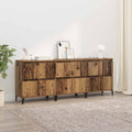 vidaXL Komody 3 pcs Stare drewno 60 x 35 x 70 cm