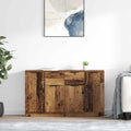vidaXL Komody z szufladą 2 pcs Stare drewno 60 x 30 x 70 cm
