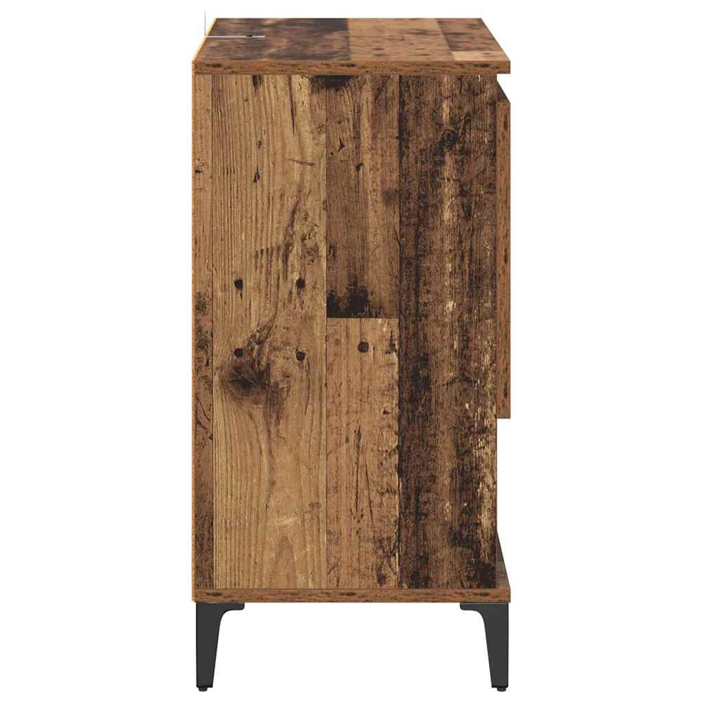 vidaXL Komody 2 pcs Stare drewno 60 x 35 x 70 cm