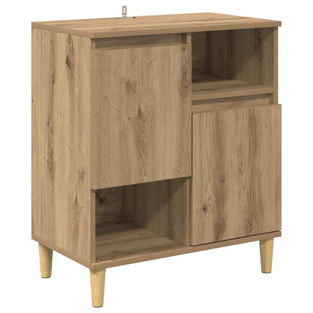 vidaXL Komody 2 pcs Dąb rzemieślniczy 60 x 35 x 70 cm