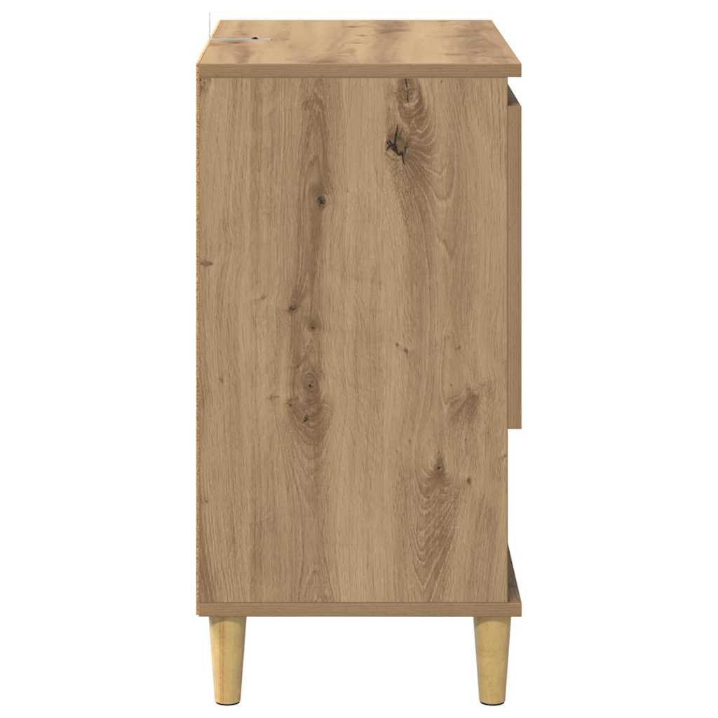 vidaXL Komody 2 pcs Dąb rzemieślniczy 60 x 35 x 70 cm