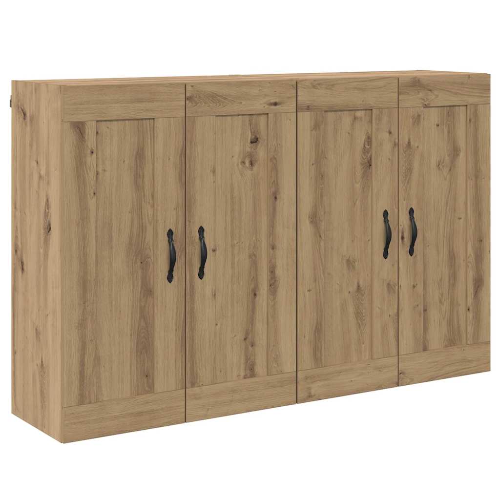 vidaXL Szafka wisząca 2 szt. Dąb rzemieślniczy 69,5 x 34 x 90 cm