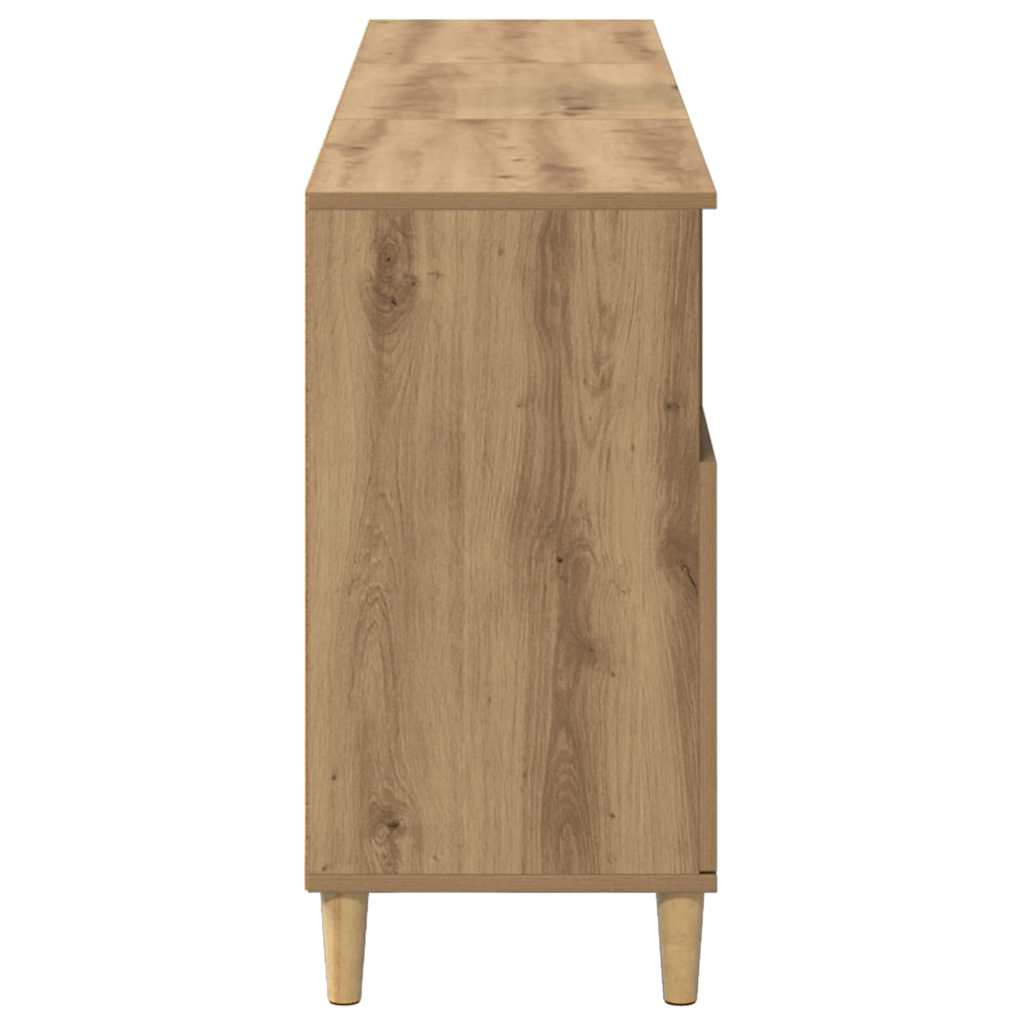 vidaXL Komody 3 pcs Dąb rzemieślniczy 60 x 35 x 70 cm