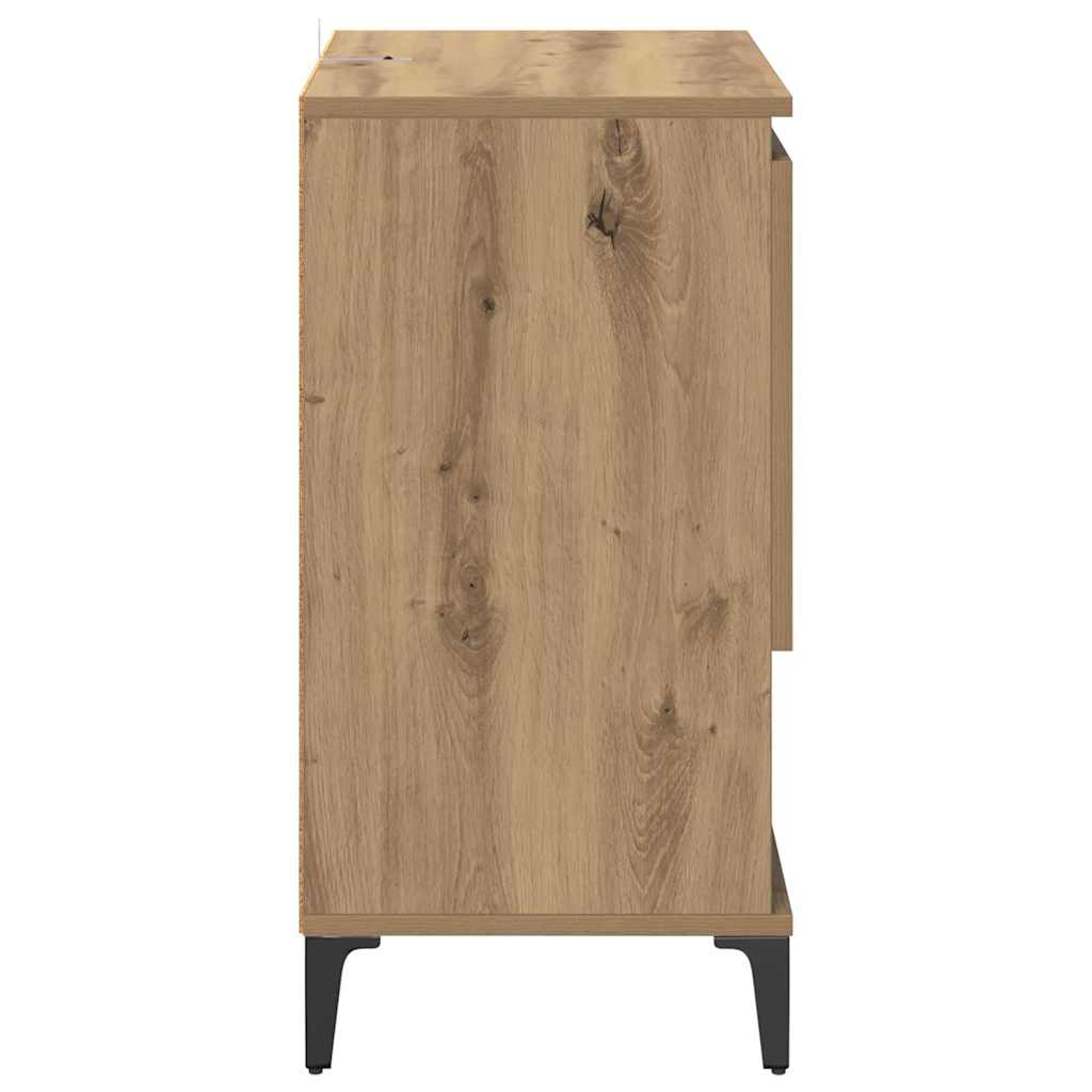 vidaXL Komody 3 pcs Dąb rzemieślniczy 60 x 35 x 70 cm