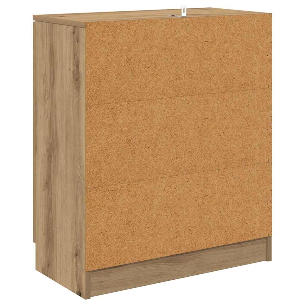 vidaXL Komody 2 pcs Dąb rzemieślniczy 60 x 30 x 70 cm