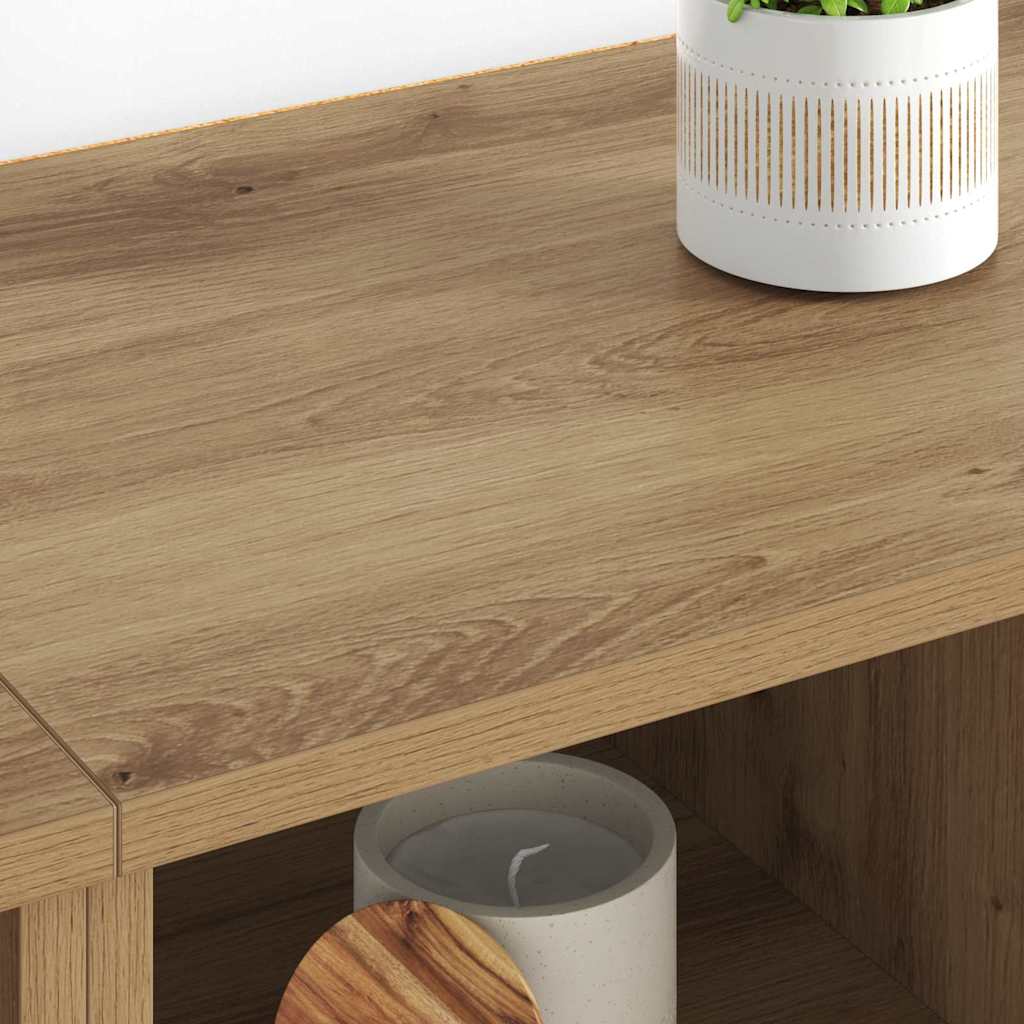 vidaXL Komody 2 pcs Dąb rzemieślniczy 60 x 35 x 70 cm