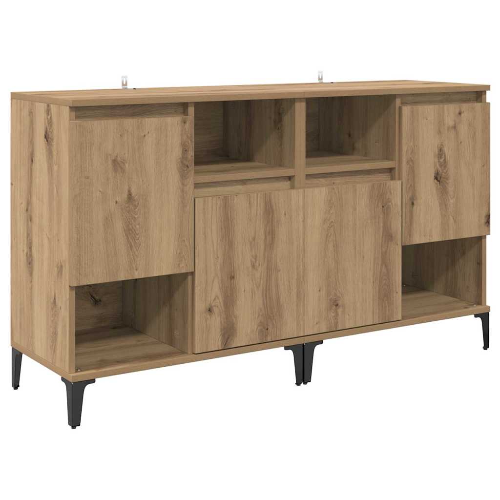vidaXL Komody 2 pcs Dąb rzemieślniczy 60 x 35 x 70 cm
