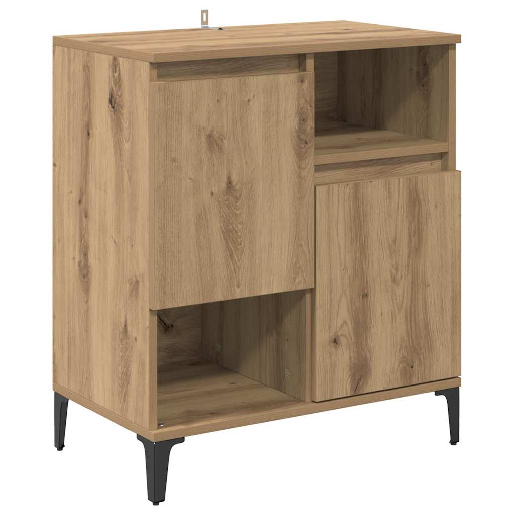 vidaXL Komody 2 pcs Dąb rzemieślniczy 60 x 35 x 70 cm