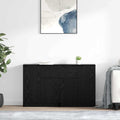 vidaXL Komody 2 pcs Czarny Dąb 60 x 30 x 70 cm Materiał drewnopochodny