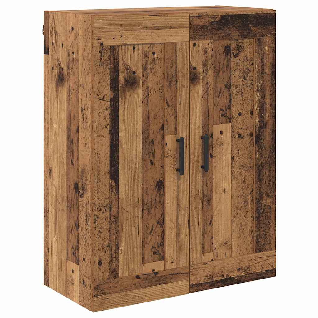 vidaXL Highboard 2 pcs Stare drewno Materiał drewnopochodny