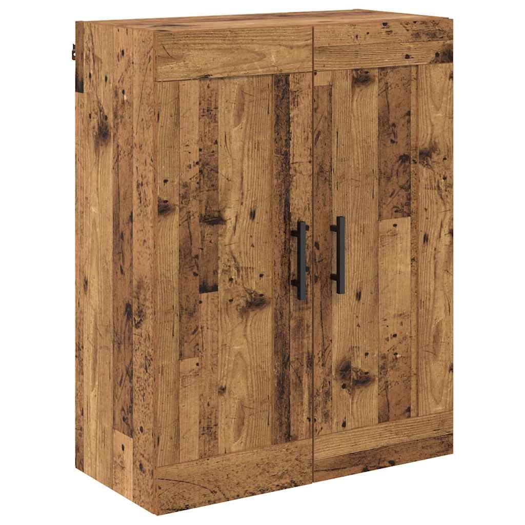 vidaXL Highboard z szufladą Stare drewno 69,5 x 34 x 180 cm