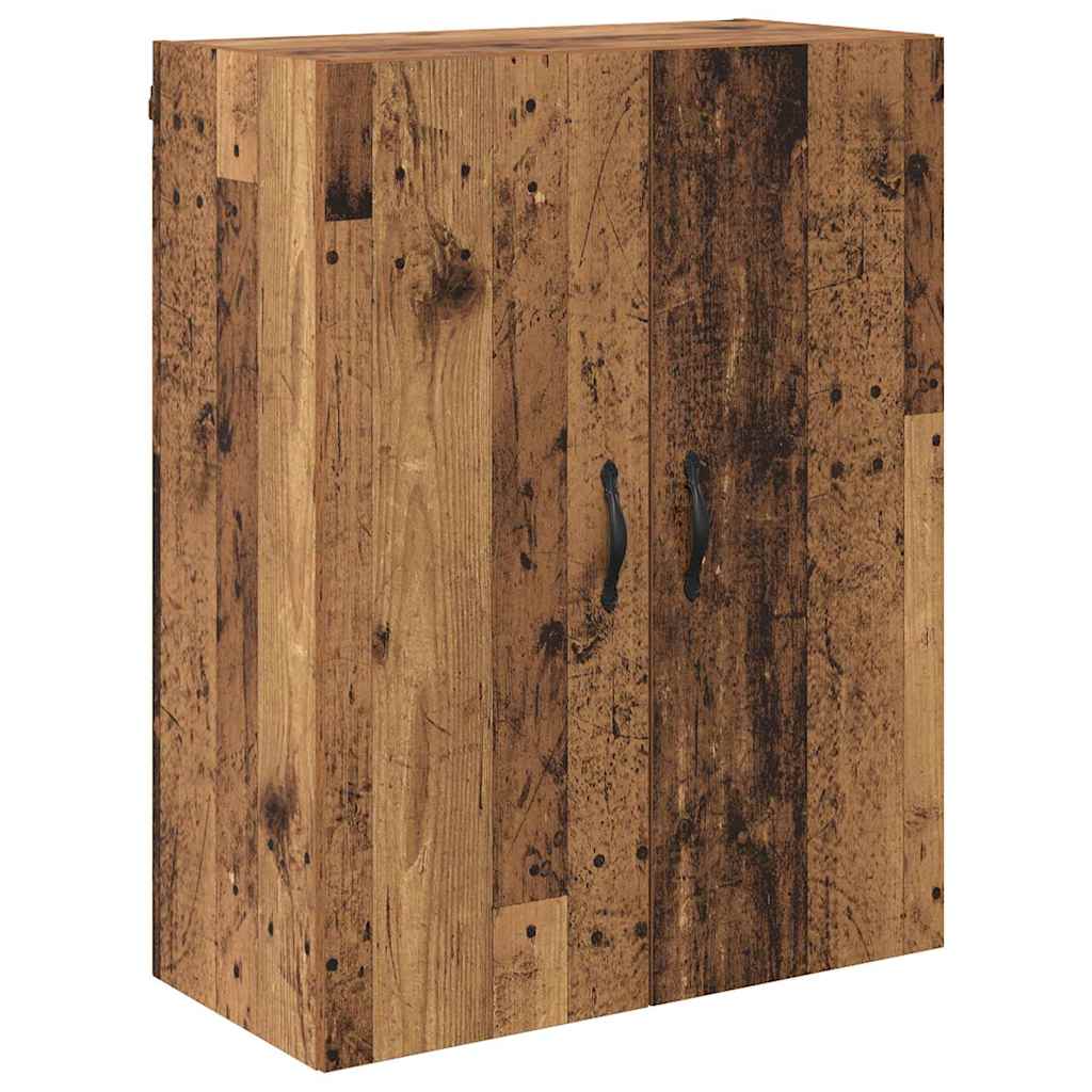 vidaXL Highboard z szufladą 2 pcs Stare drewno Materiał drewnopochodny