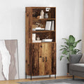 vidaXL Highboard Stare drewno 69,5 x 32,5 x 180 cm