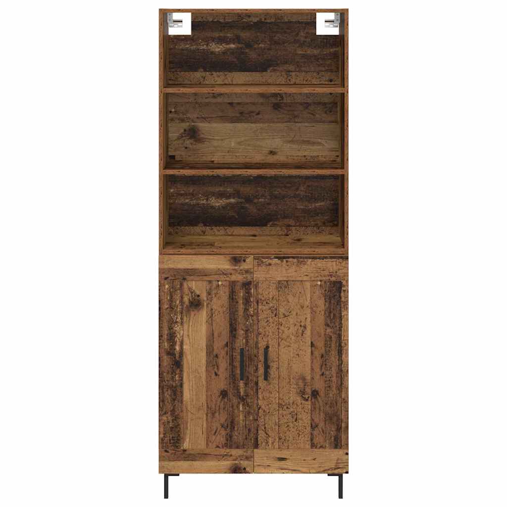 vidaXL Highboard Stare drewno 69,5 x 34 x 180 cm