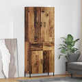 vidaXL Highboard Stare drewno 69,5 x 34 x 180 cm