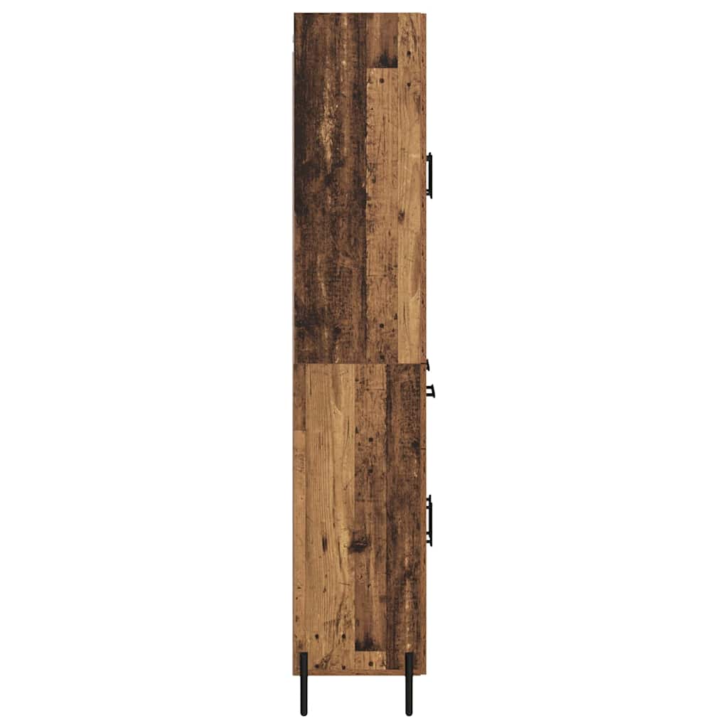 vidaXL Highboard Stare drewno 69,5 x 34 x 180 cm