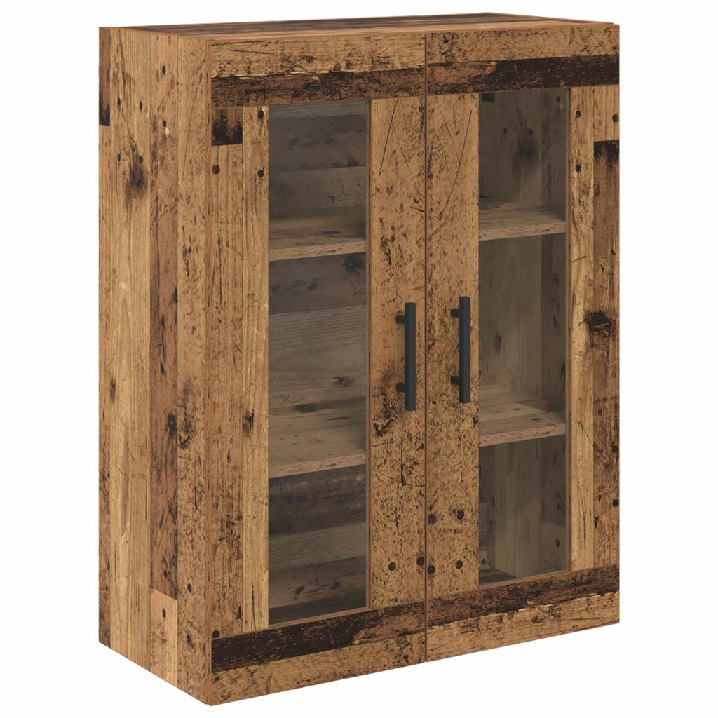 vidaXL Highboard 2 szt. Stare drewno 69,5 x 34 x 180 cm