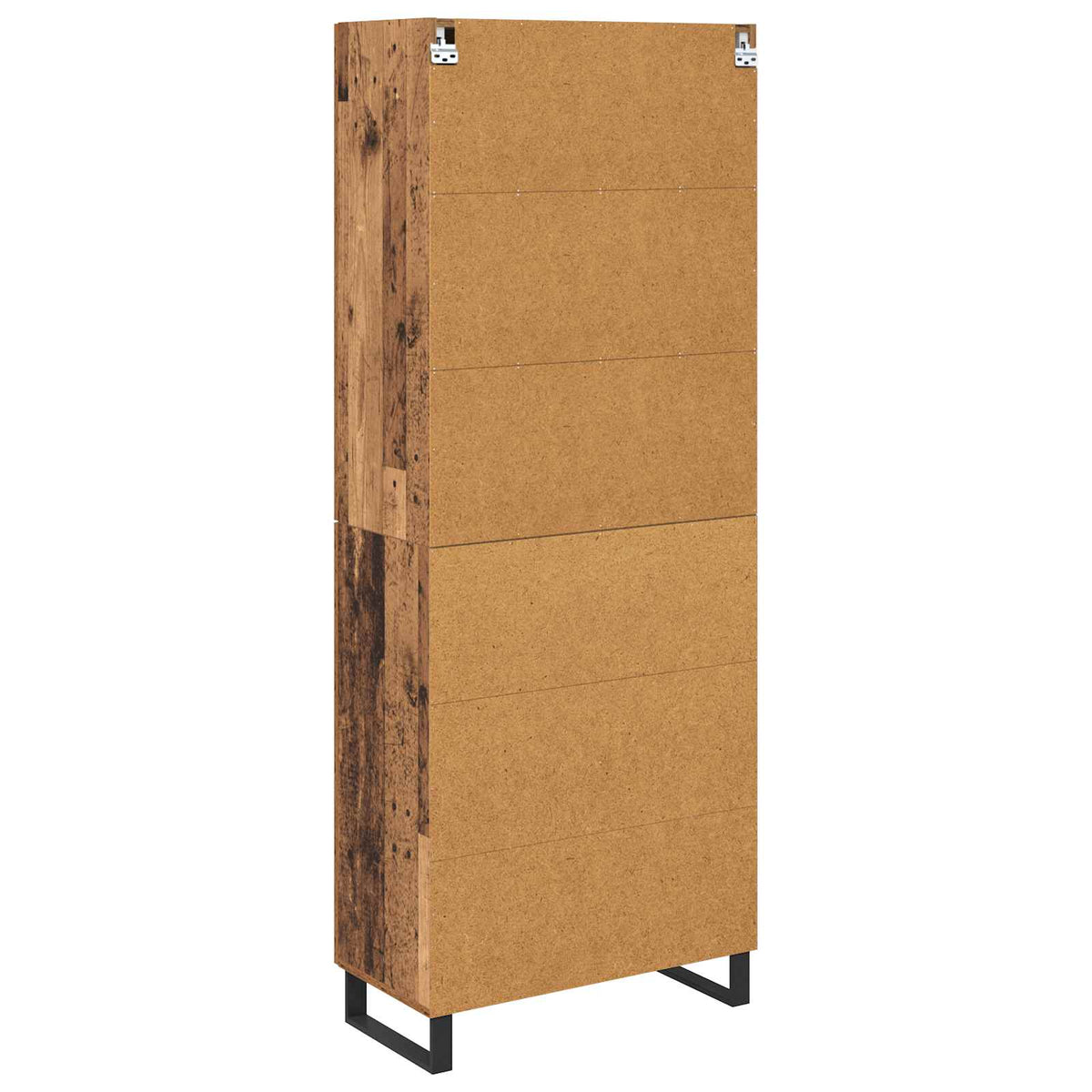 vidaXL Highboard 2 szt. Stare drewno 69,5 x 34 x 180 cm