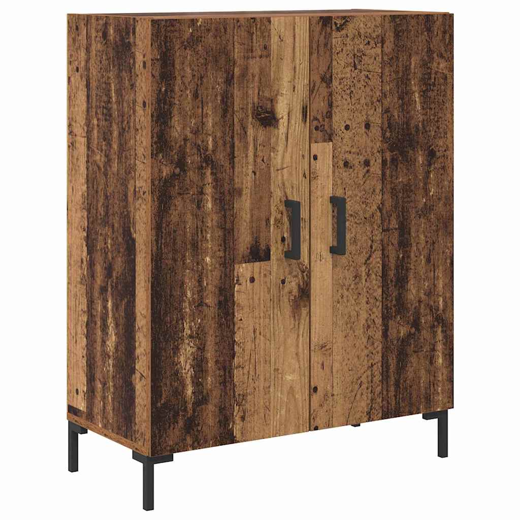 vidaXL Highboard 2 pcs Stare drewno Materiał drewnopochodny