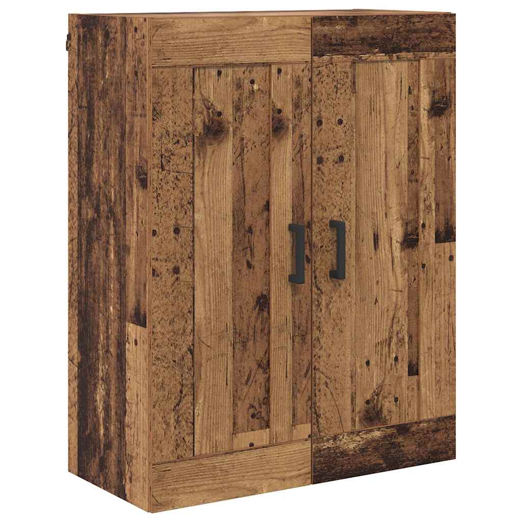 vidaXL Highboard 2 pcs Stare drewno Materiał drewnopochodny