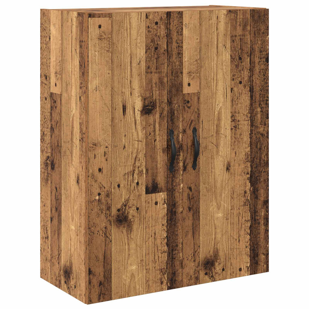 vidaXL Highboard 2 pcs Stare drewno Materiał drewnopochodny