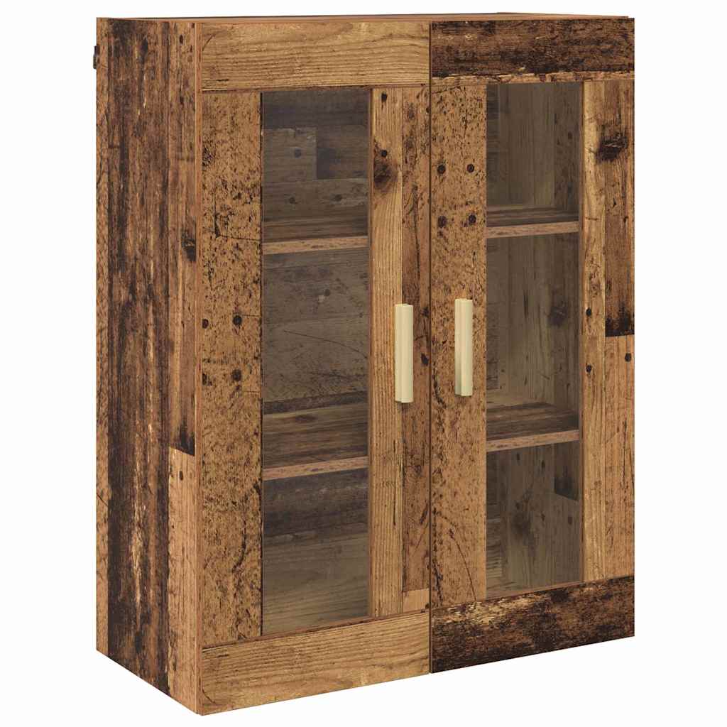 vidaXL Highboard z szufladą Stare drewno 69,5 x 34 x 180 cm