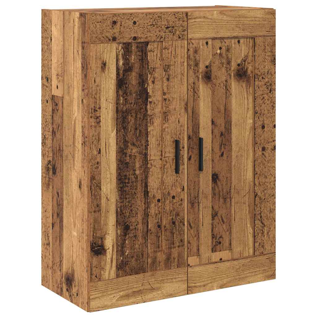 vidaXL Highboard 2 pcs Stare drewno Materiał drewnopochodny