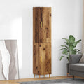 vidaXL Highboard 2 pcs Stare drewno Materiał drewnopochodny