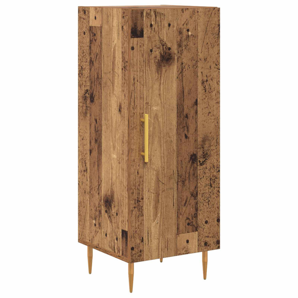 vidaXL Highboard 2 pcs Stare drewno Materiał drewnopochodny